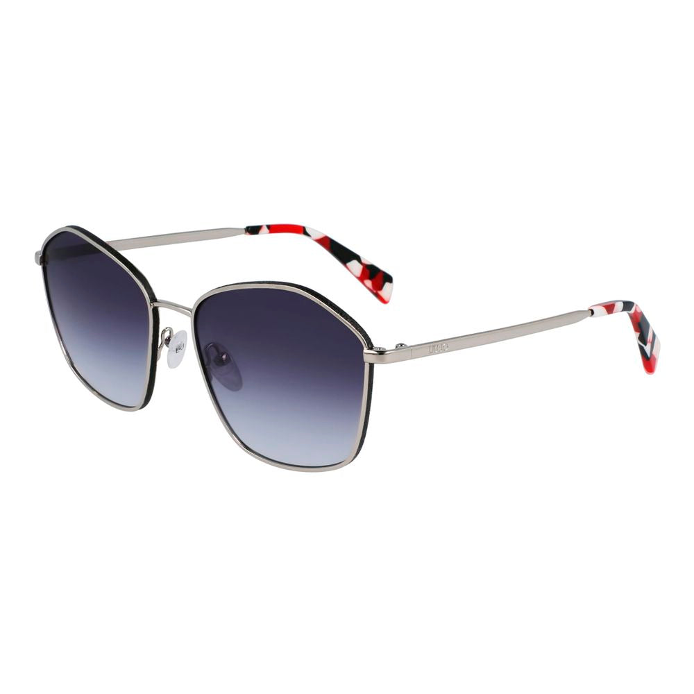 Gray Metal Sunglasses