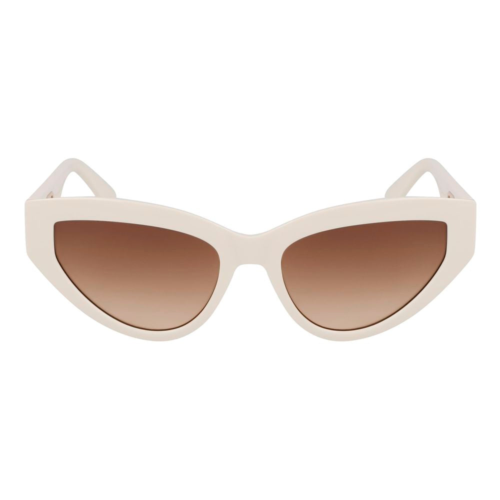 White Injected Sunglasses