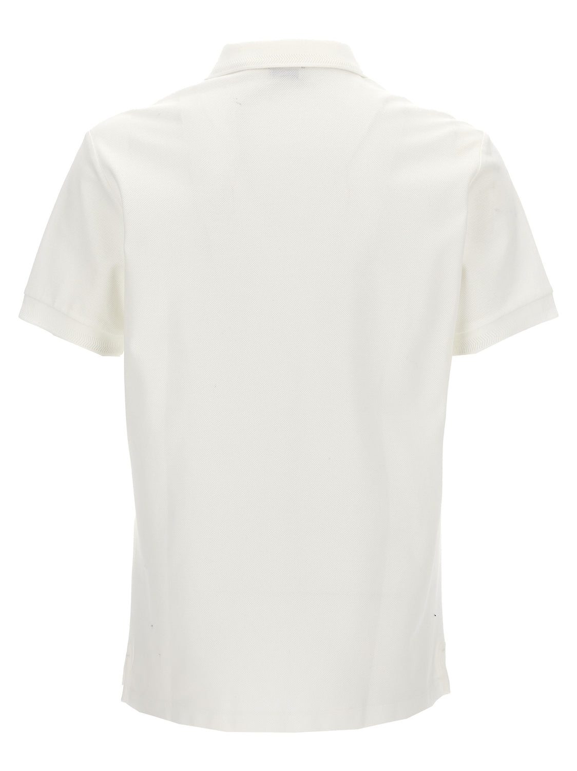White Cotton Polo Shirt