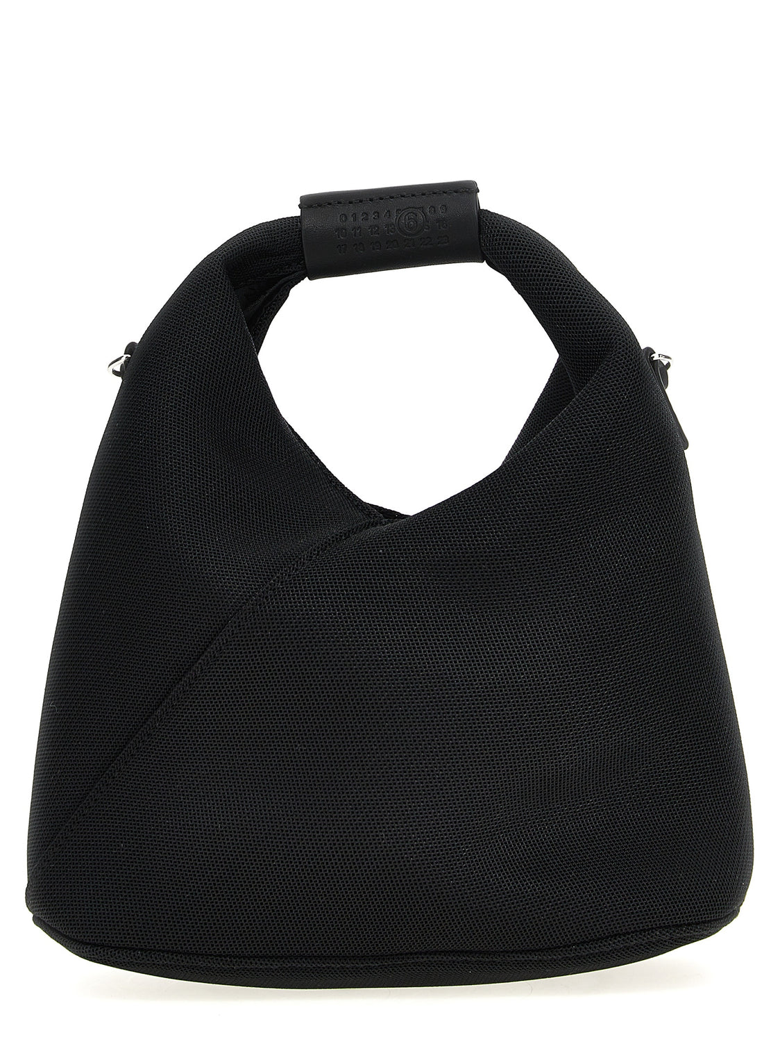 Black Polyester Crossbody Bag