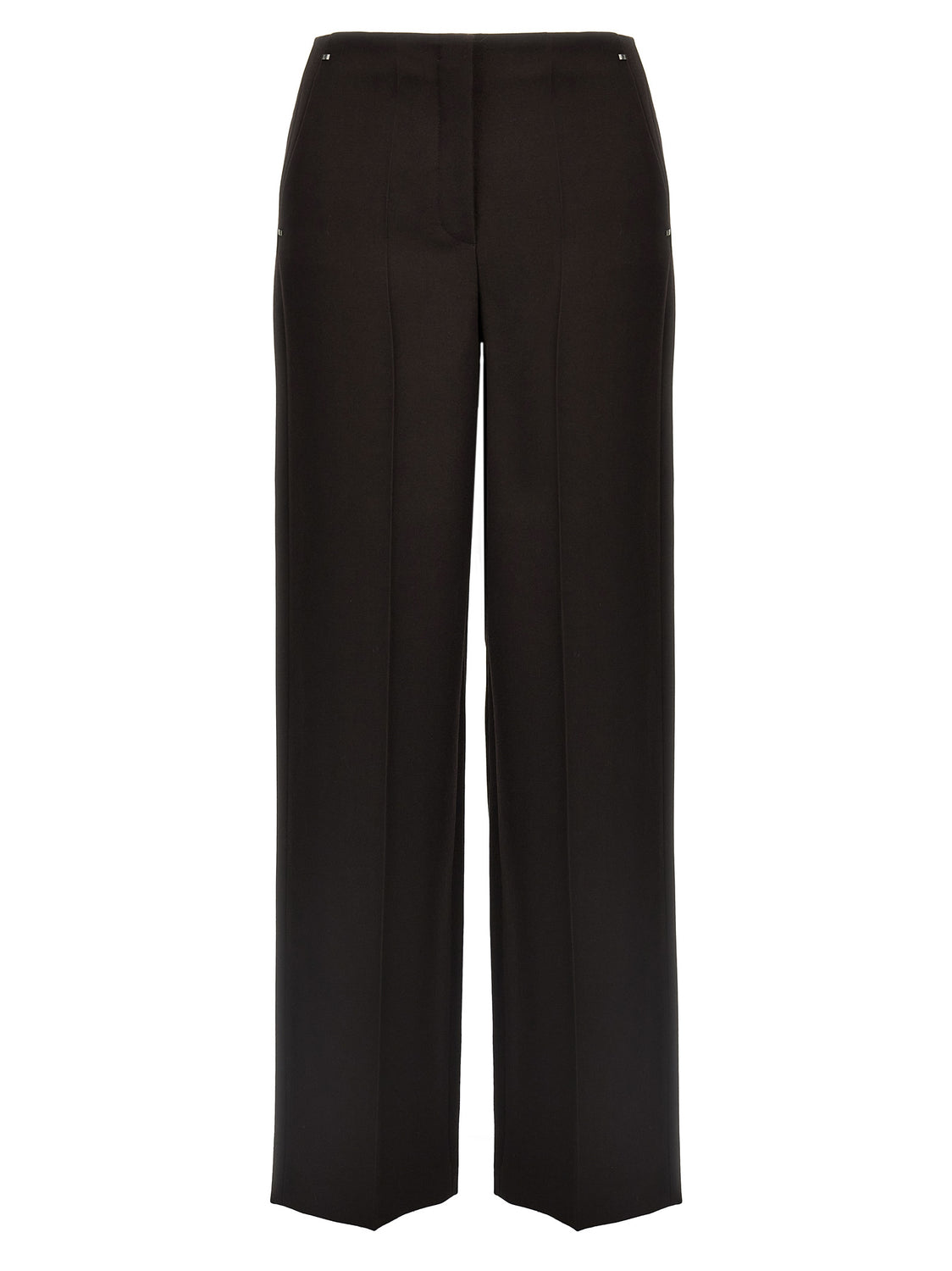 Purple Virgin Wool Dress Pants