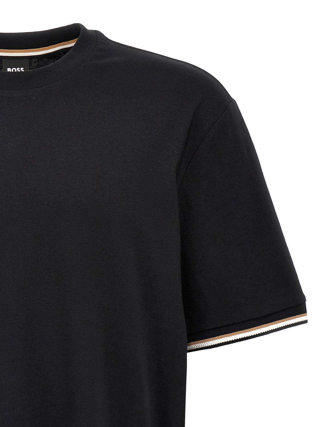 Black Cotton T-Shirt