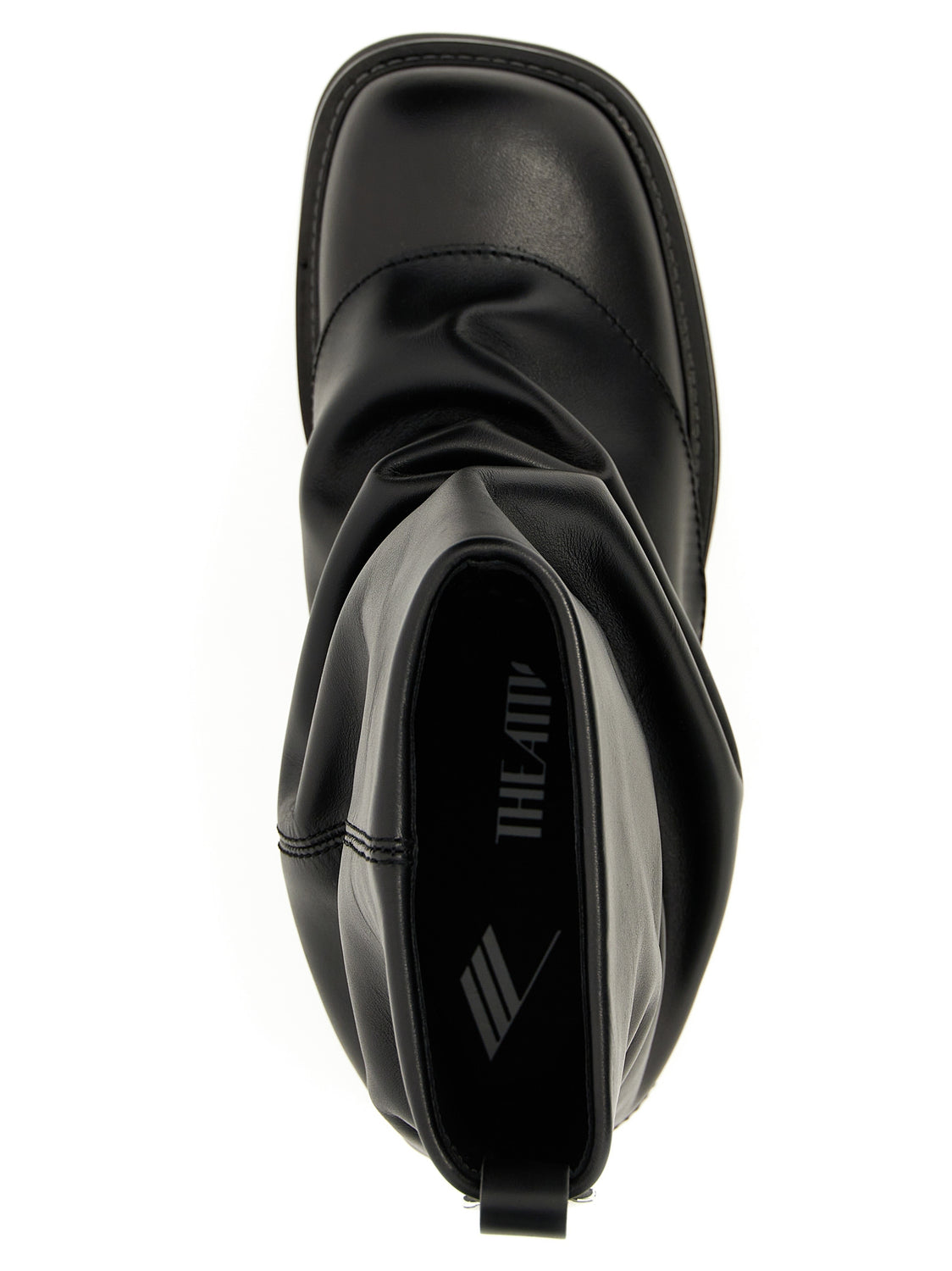 Black Calfskin Ankle Boots