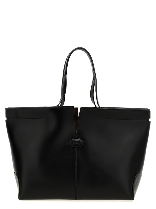 Black Calfskin Tote Bag