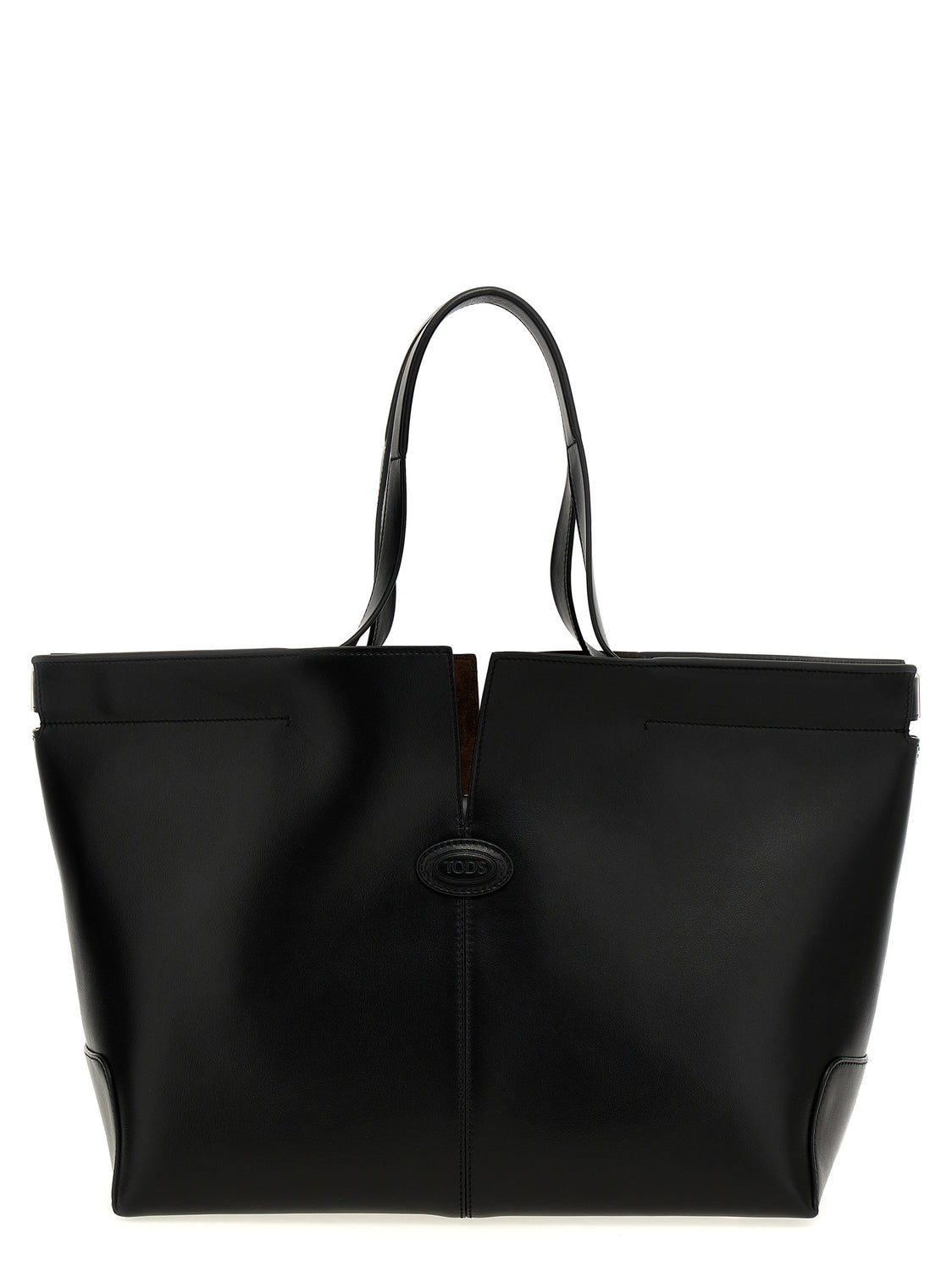 Black Calfskin Tote Bag
