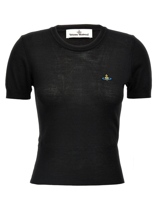 Black Wool T-Shirt