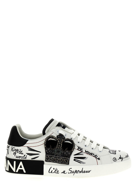 Bicolor Calfskin Sneakers