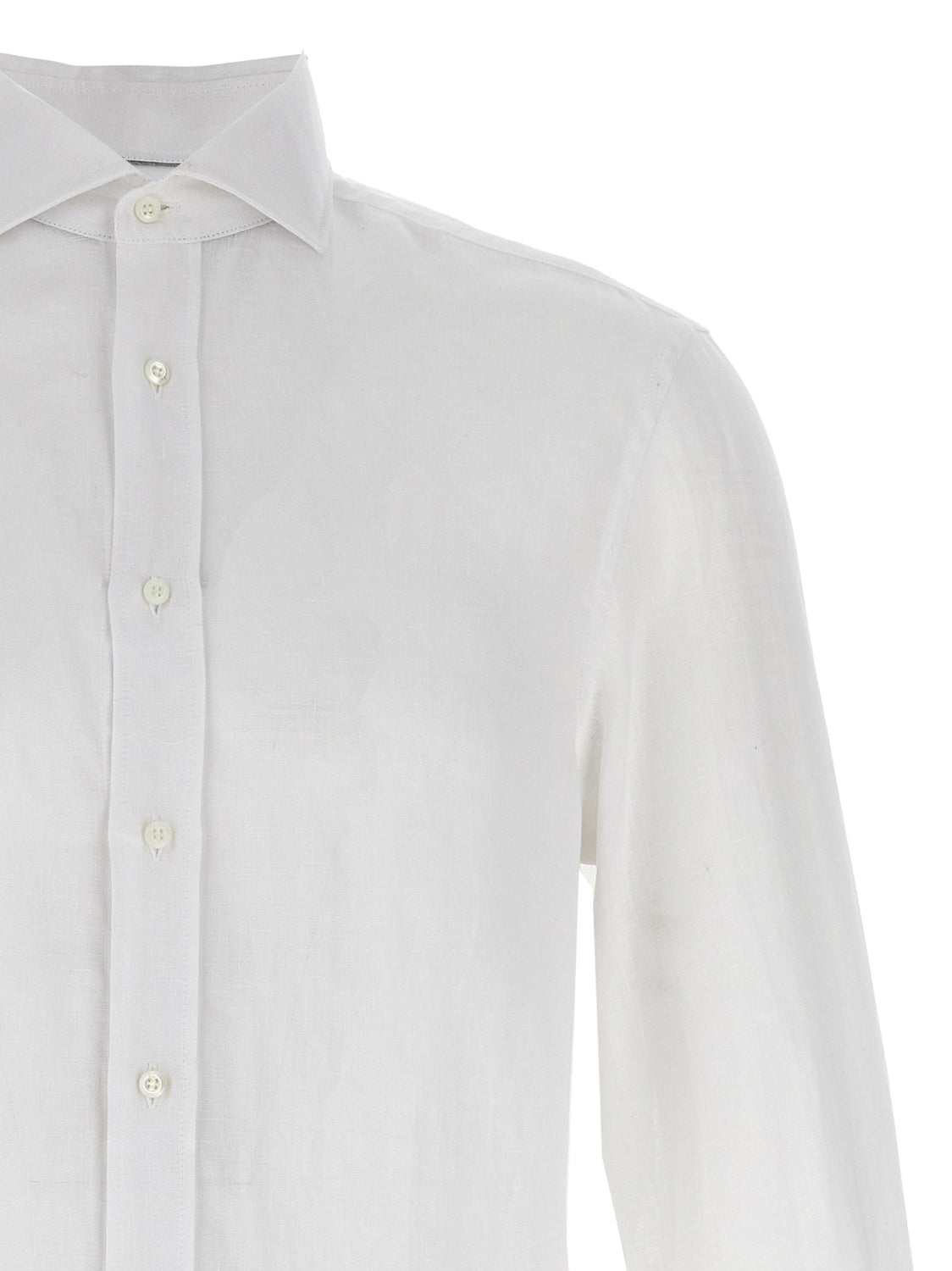 White Linen Blouse