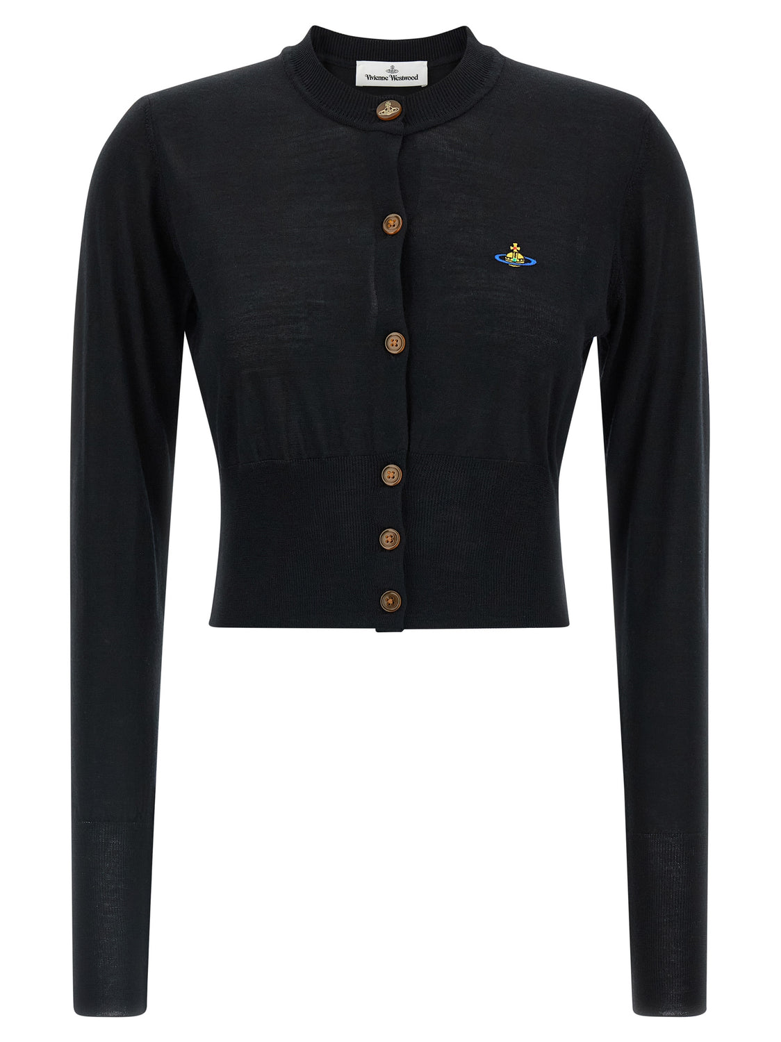 Black Wool Cardigan