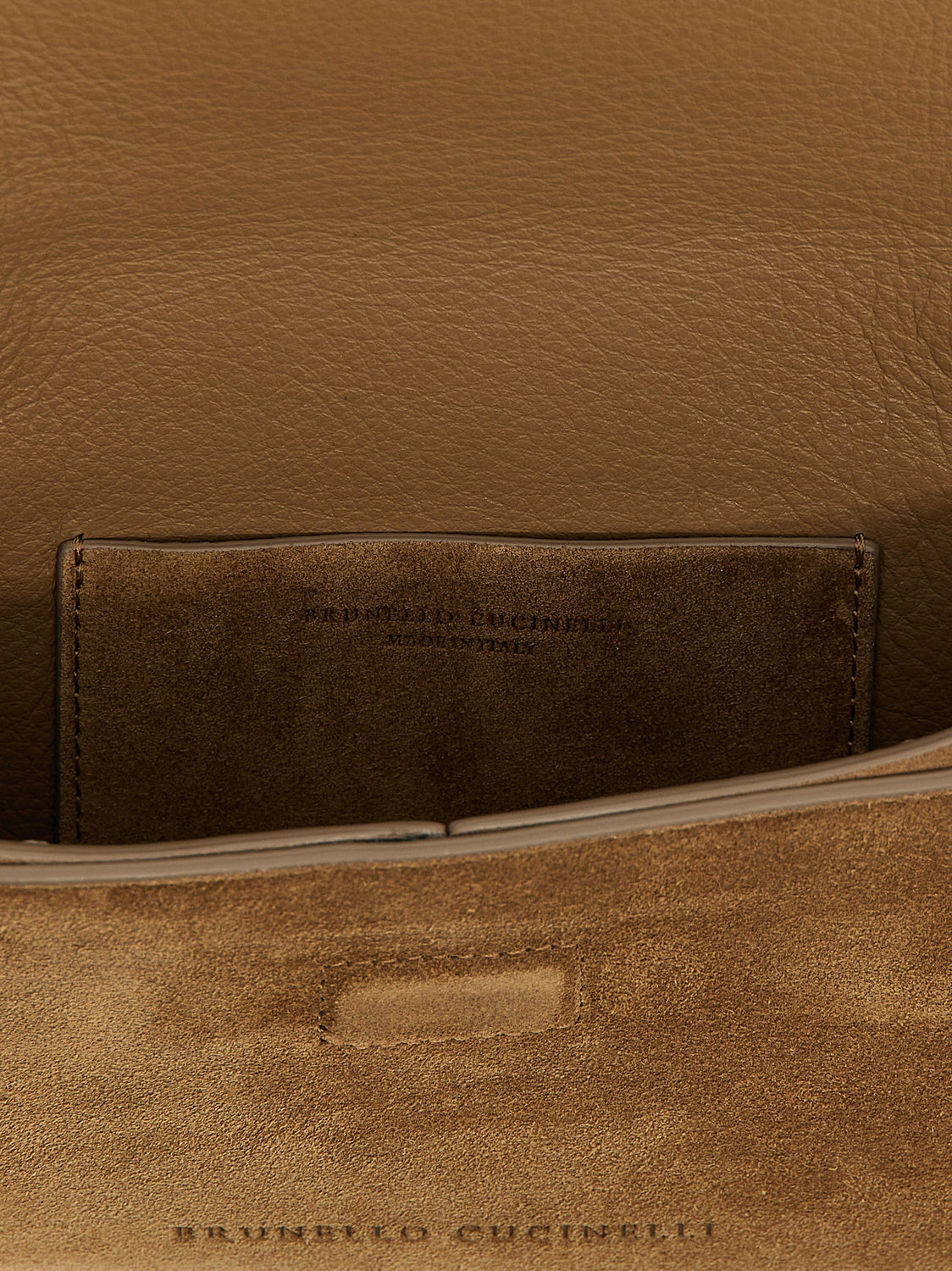 Brown Calfskin Clutch Bag