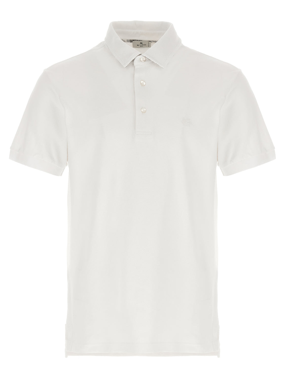 White Cotton Polo Shirt