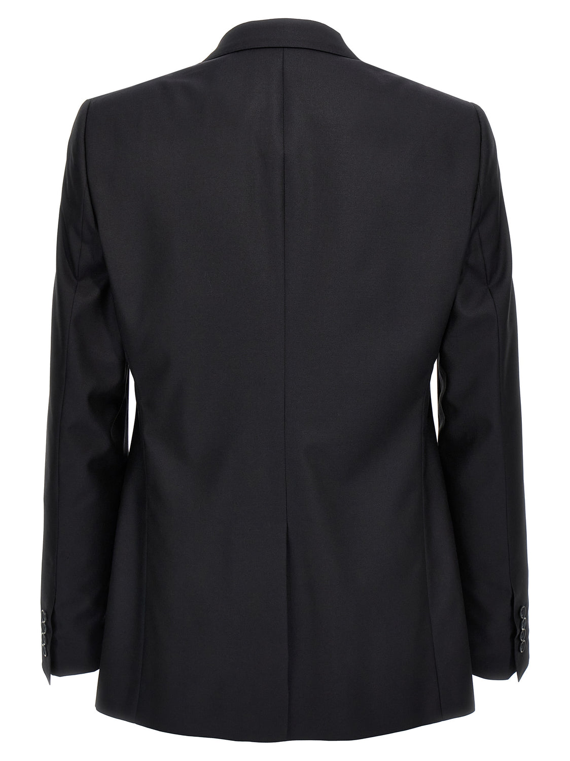 Blue Virgin Wool Two-Piece Suit