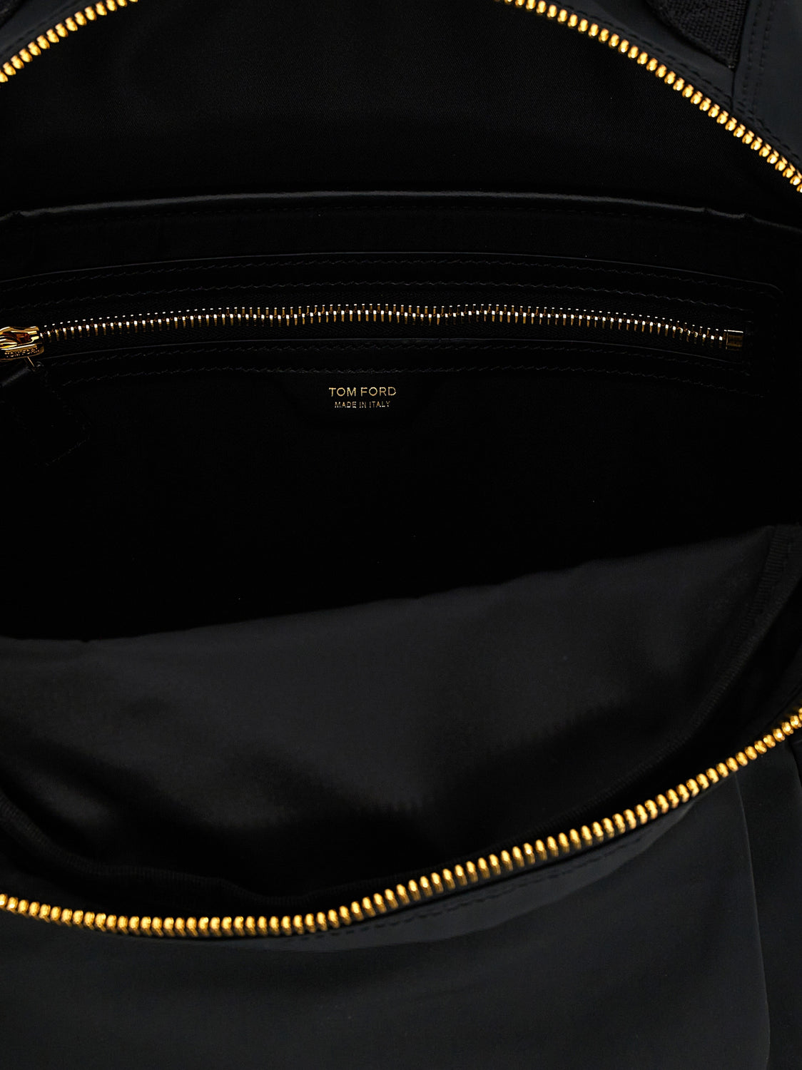 Black Polyester Backpack