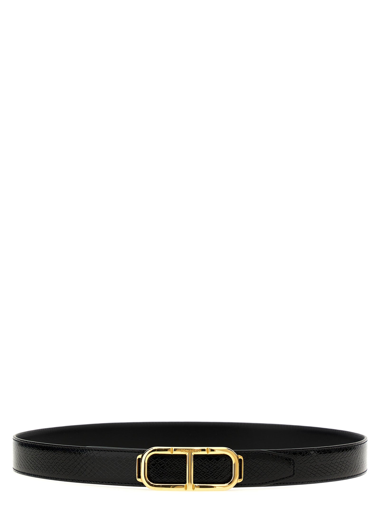 Black Leather Regular Belt