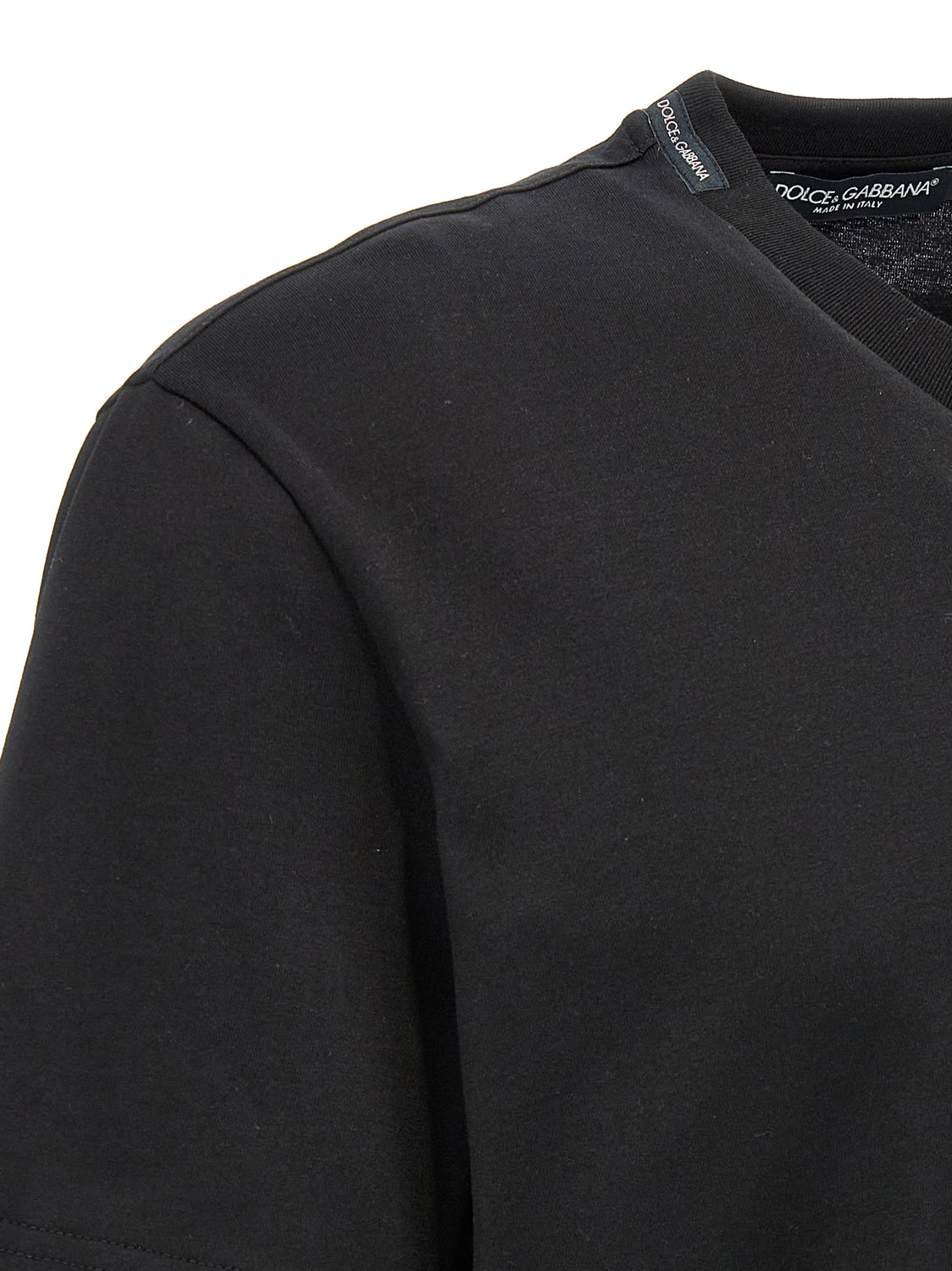 Black Cotton T-Shirt