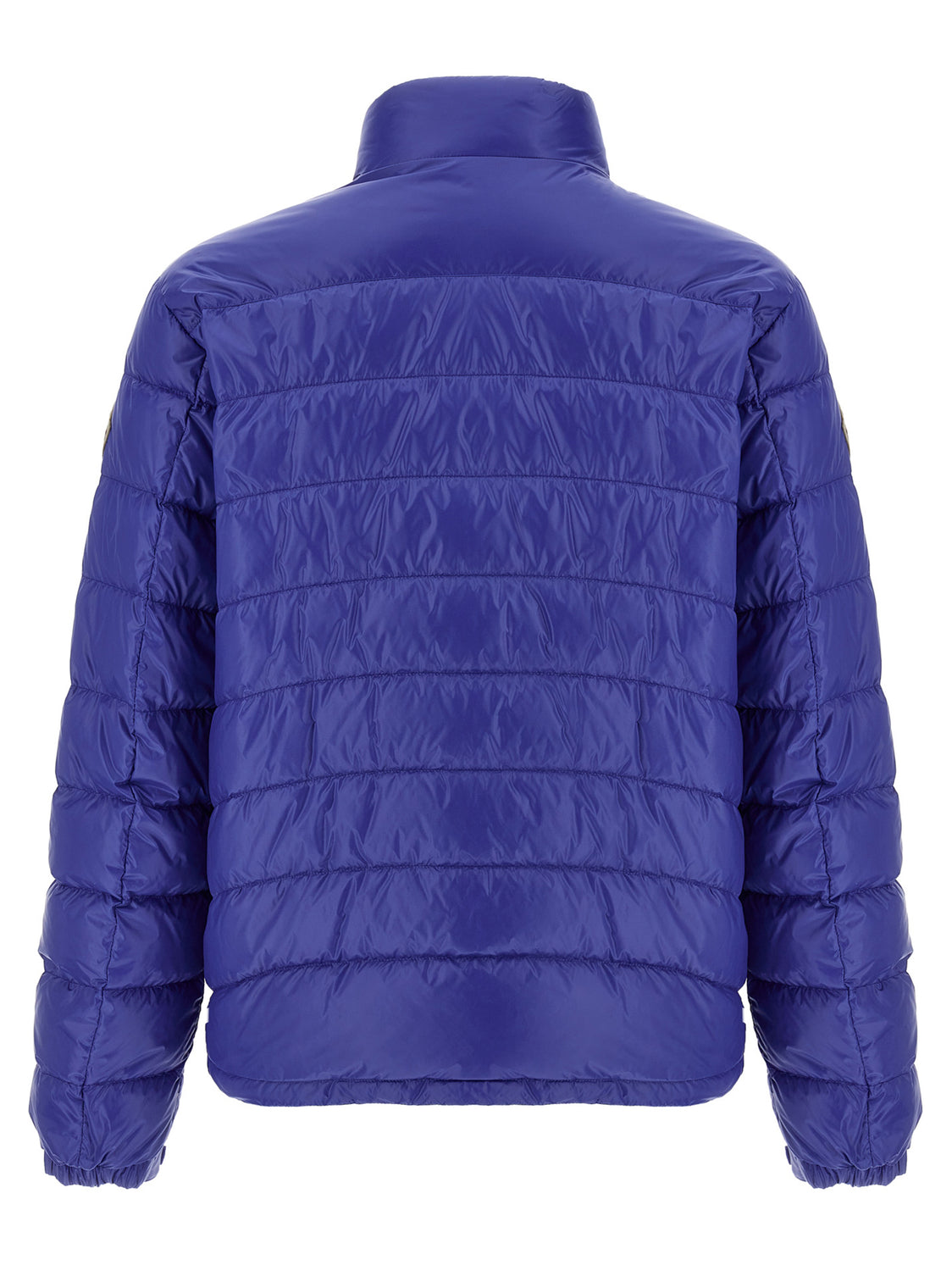 Blue Polyamide Full-Length Jacket