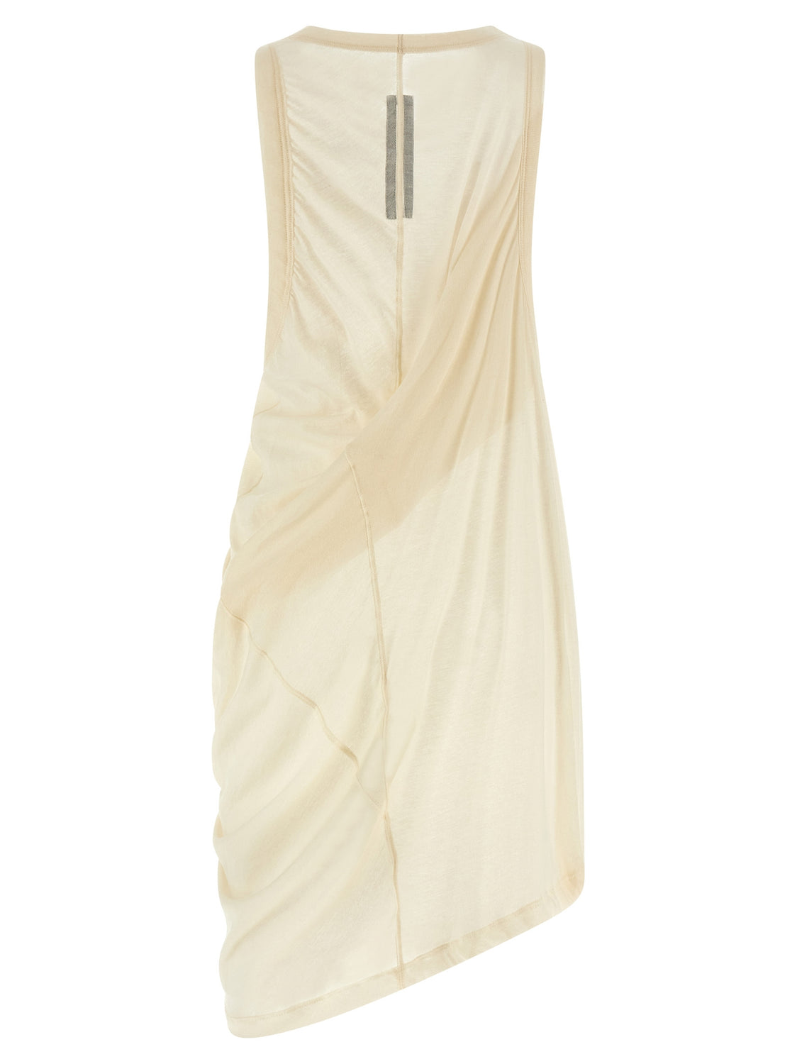 Beige Cotton Casual Dress