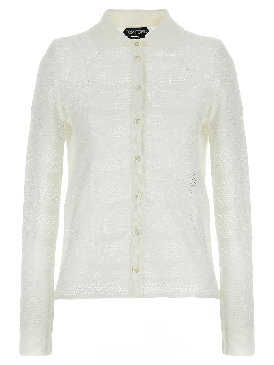 White Cotton Cardigan