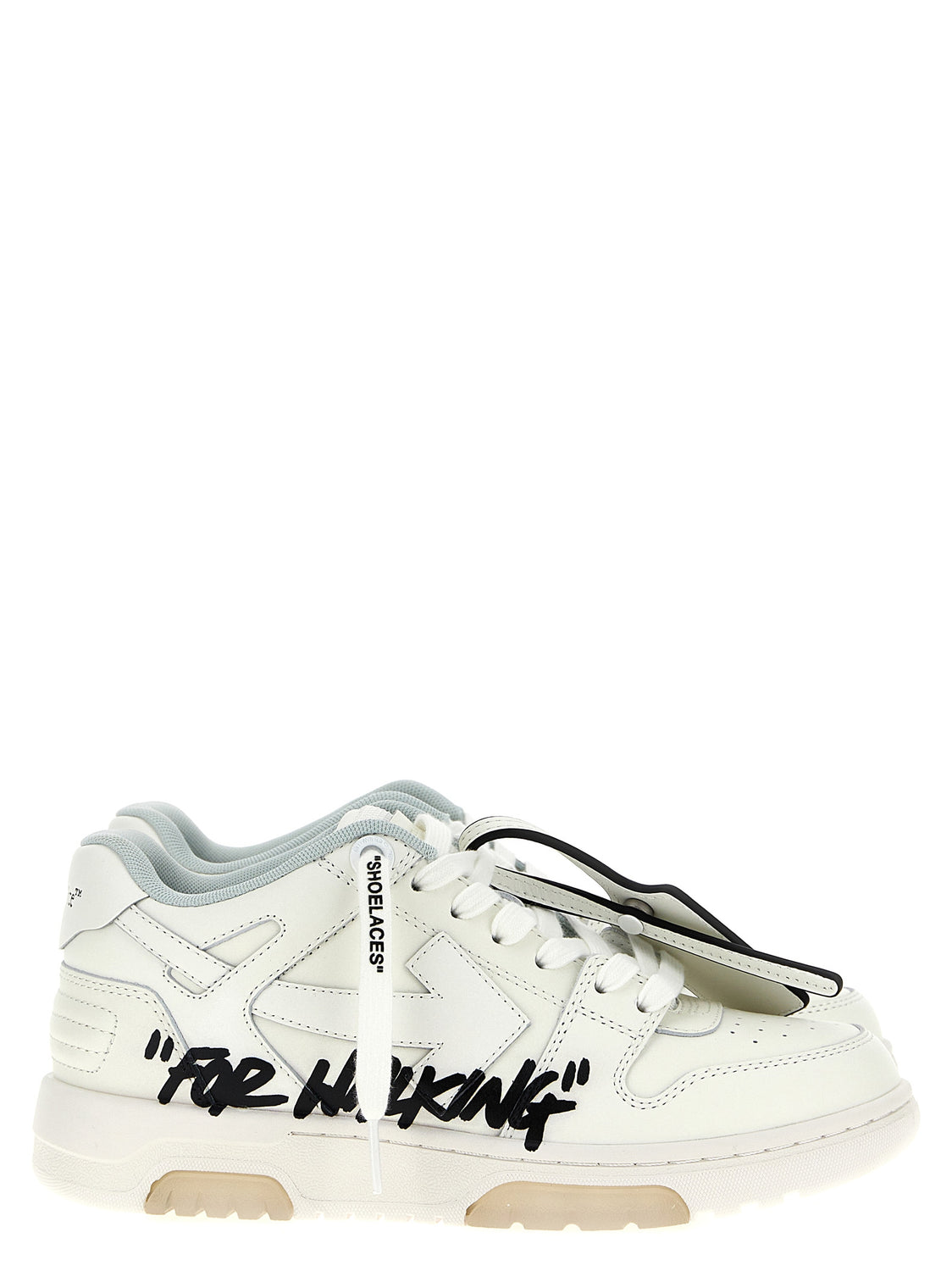 Bicolor Bovine Leather Low Top Sneakers