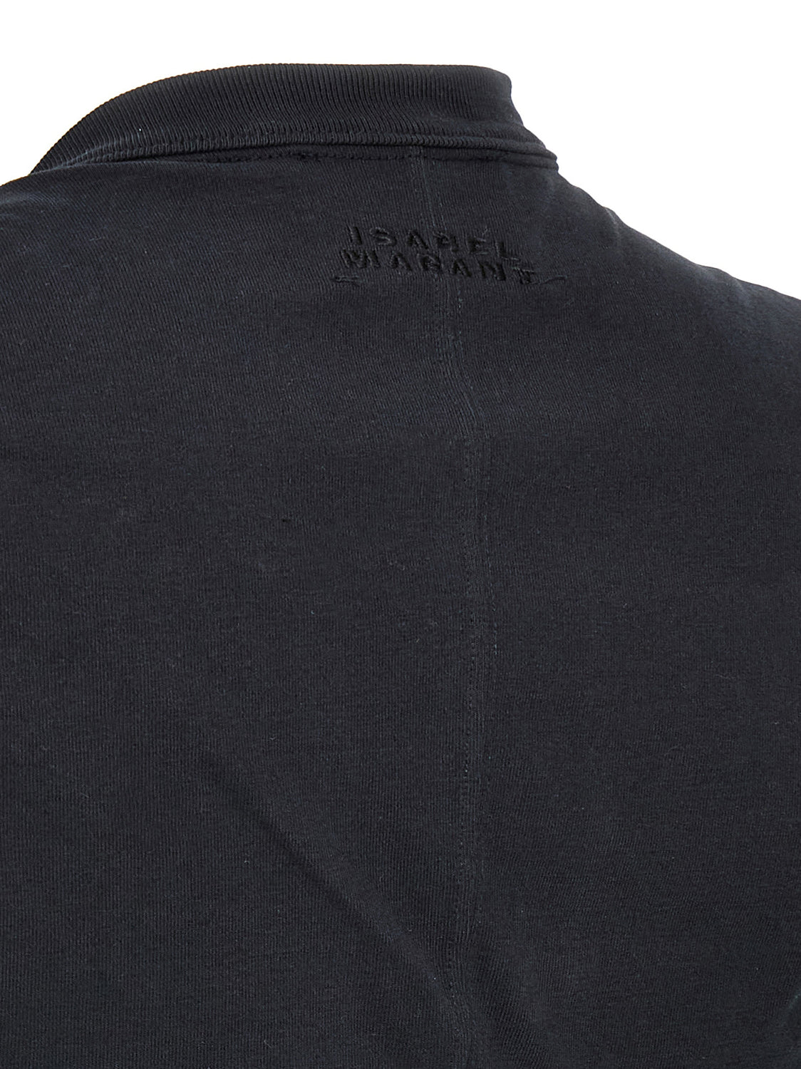 Black Cotton Sleeveles T-Shirt