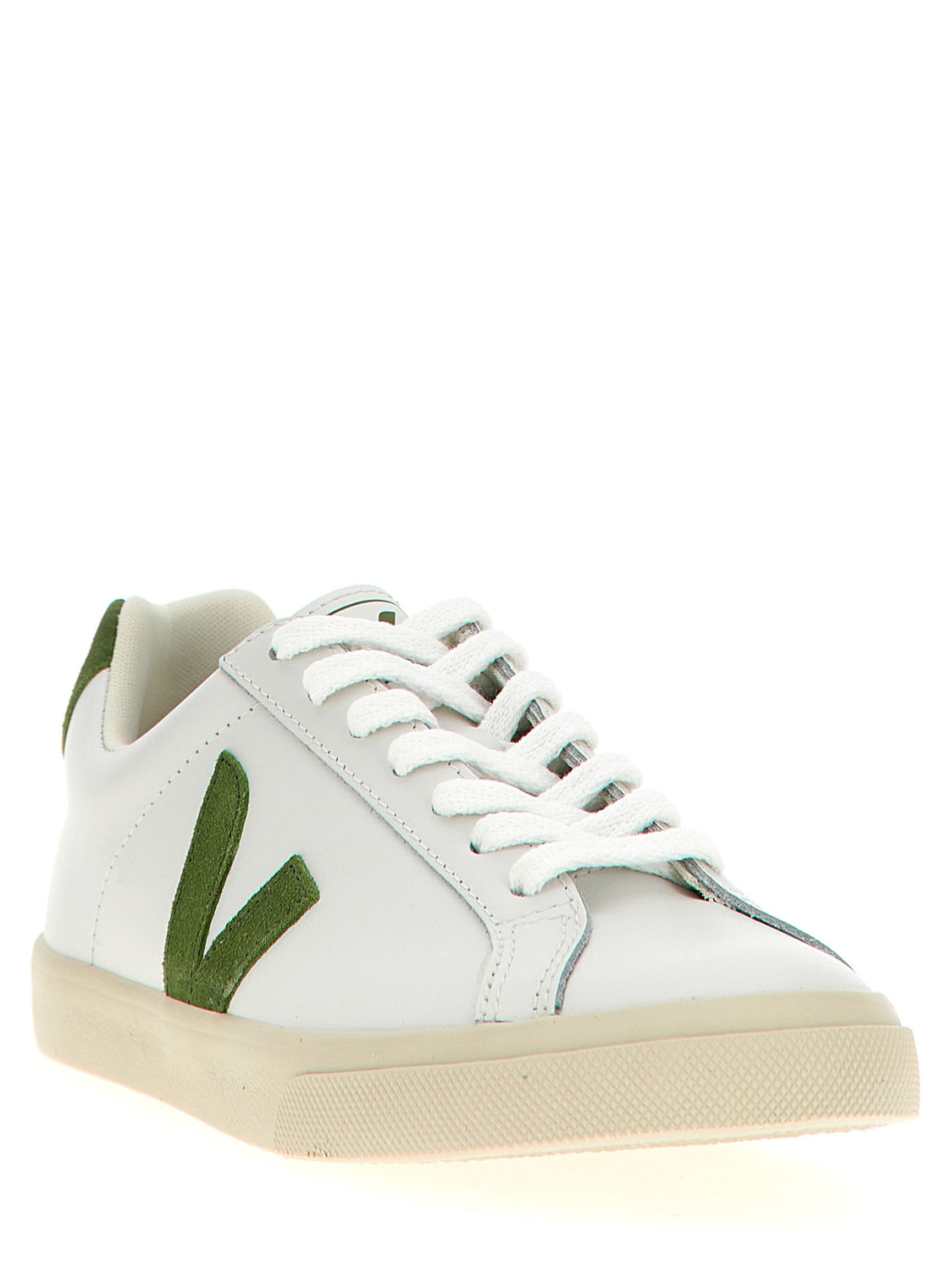 Bicolor Calfskin Low Top Sneakers