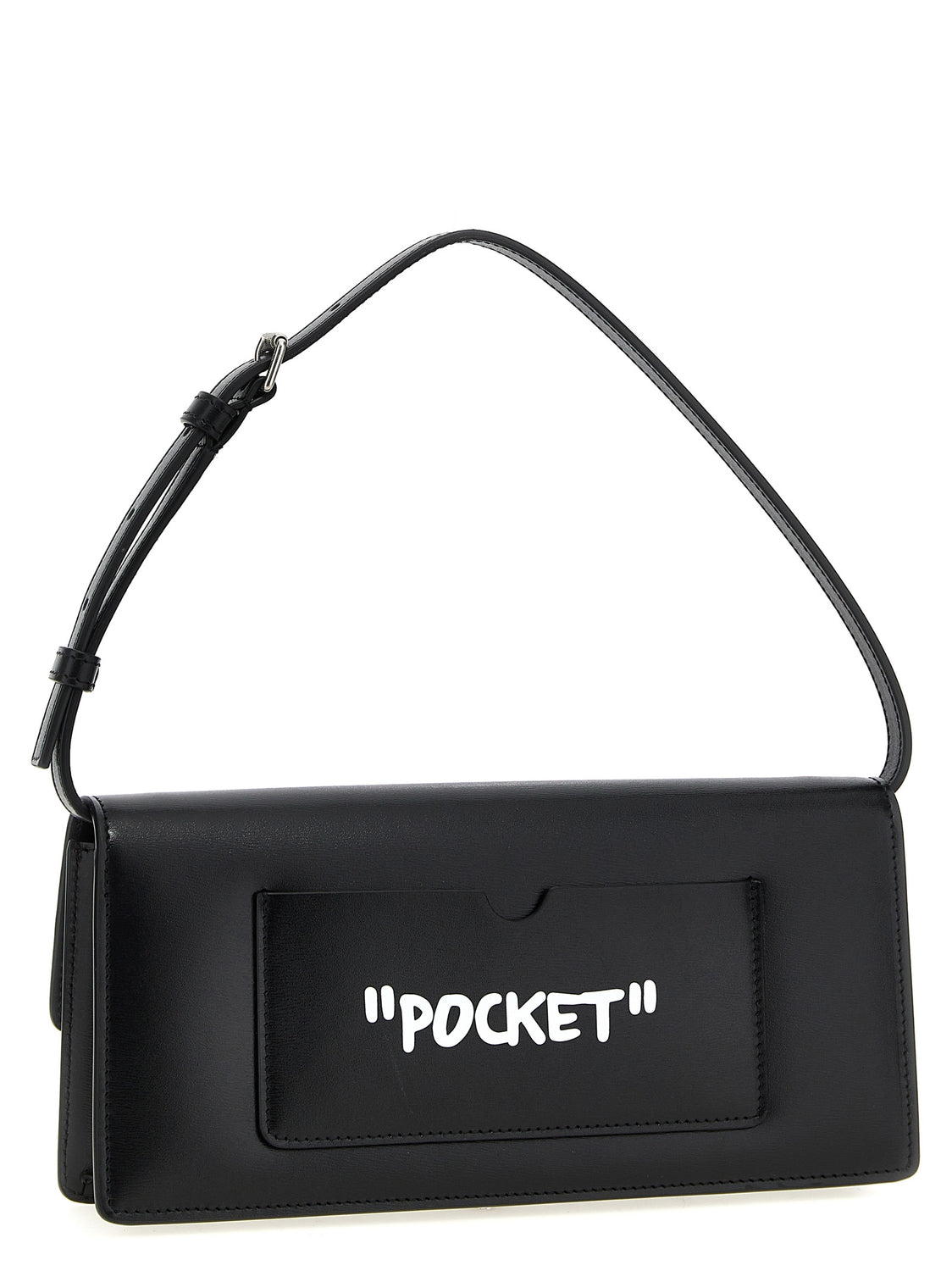 Bicolor Calfskin Shoulder Bag