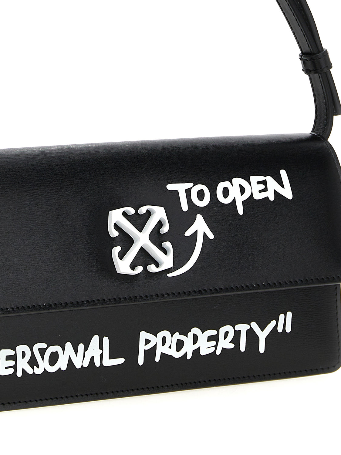Bicolor Calfskin Shoulder Bag