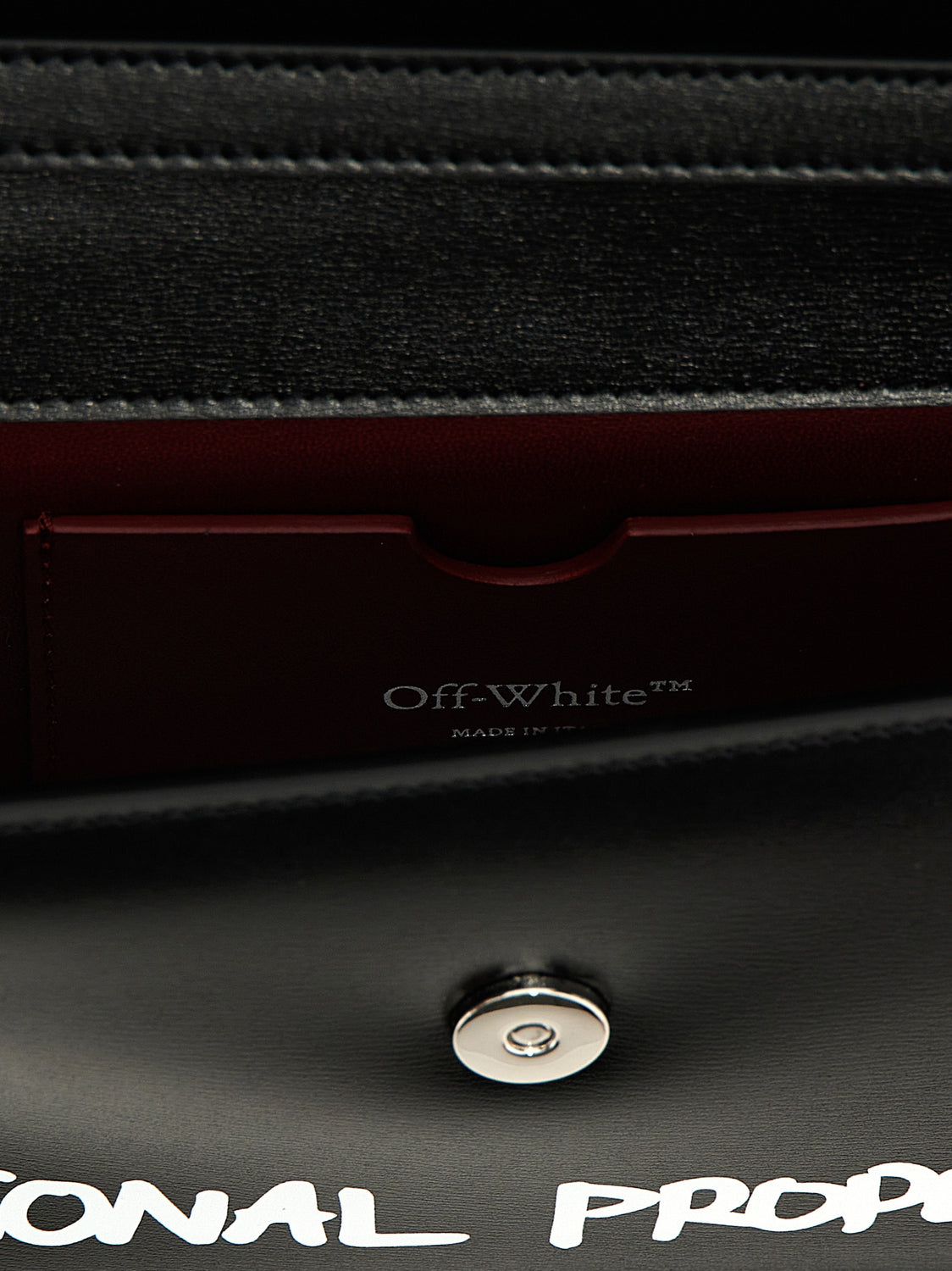 Bicolor Calfskin Shoulder Bag