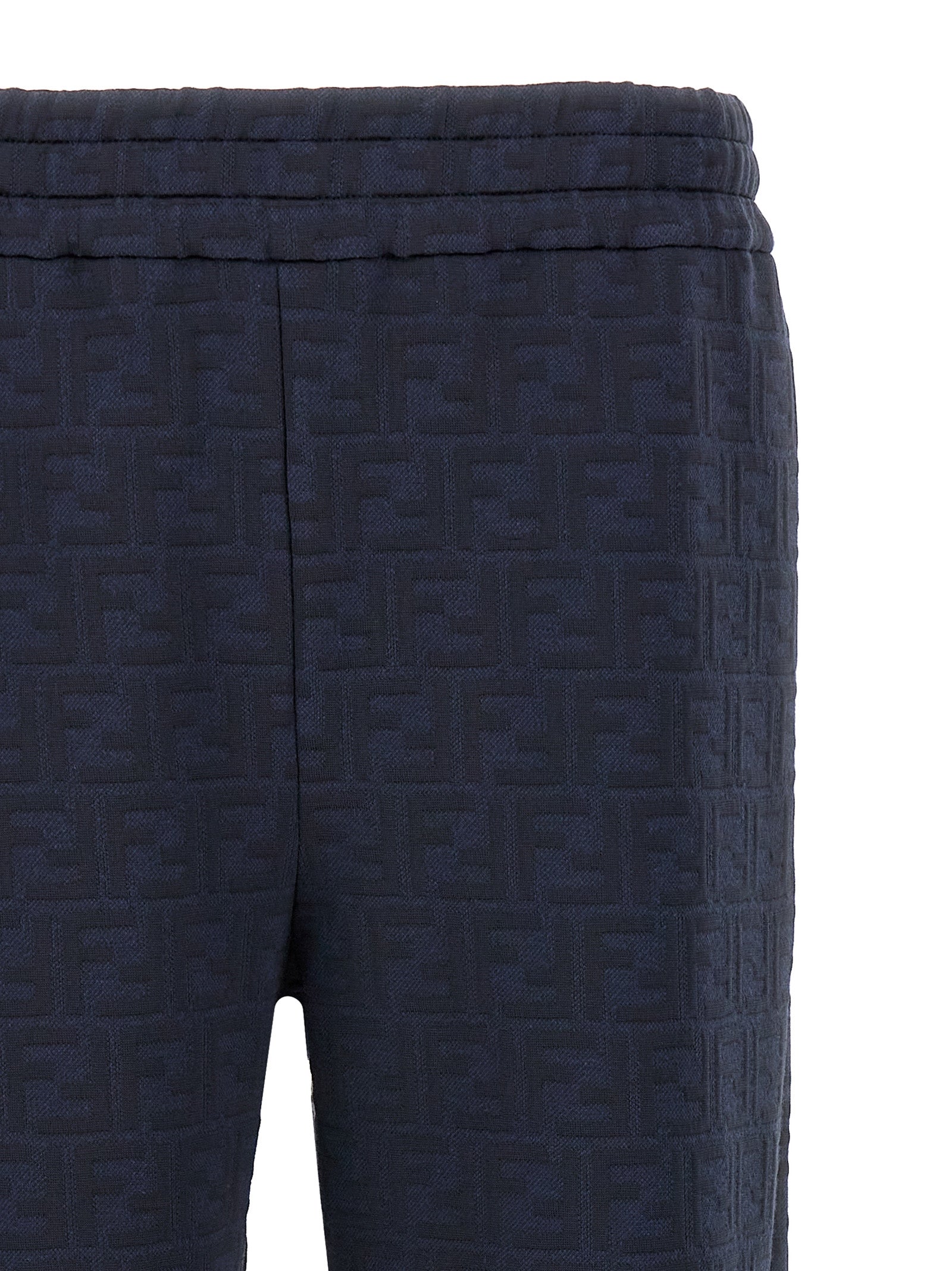 Blue Polyester Joggers (Workout Pants)