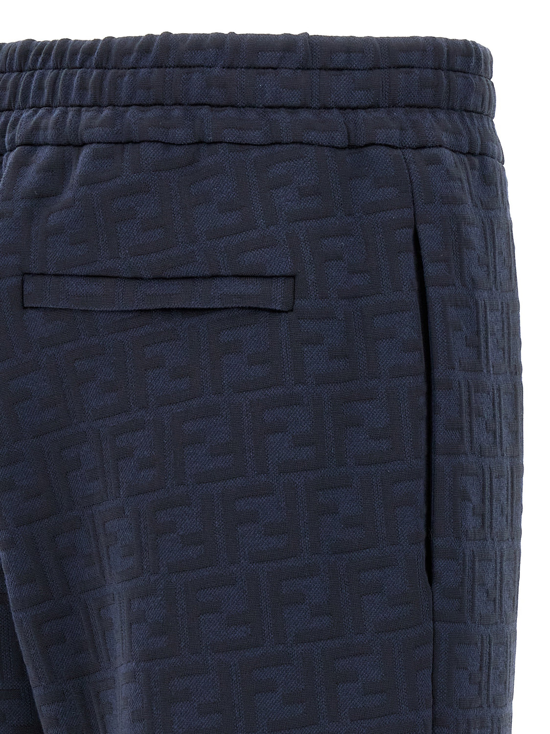 Blue Polyester Joggers (Workout Pants)
