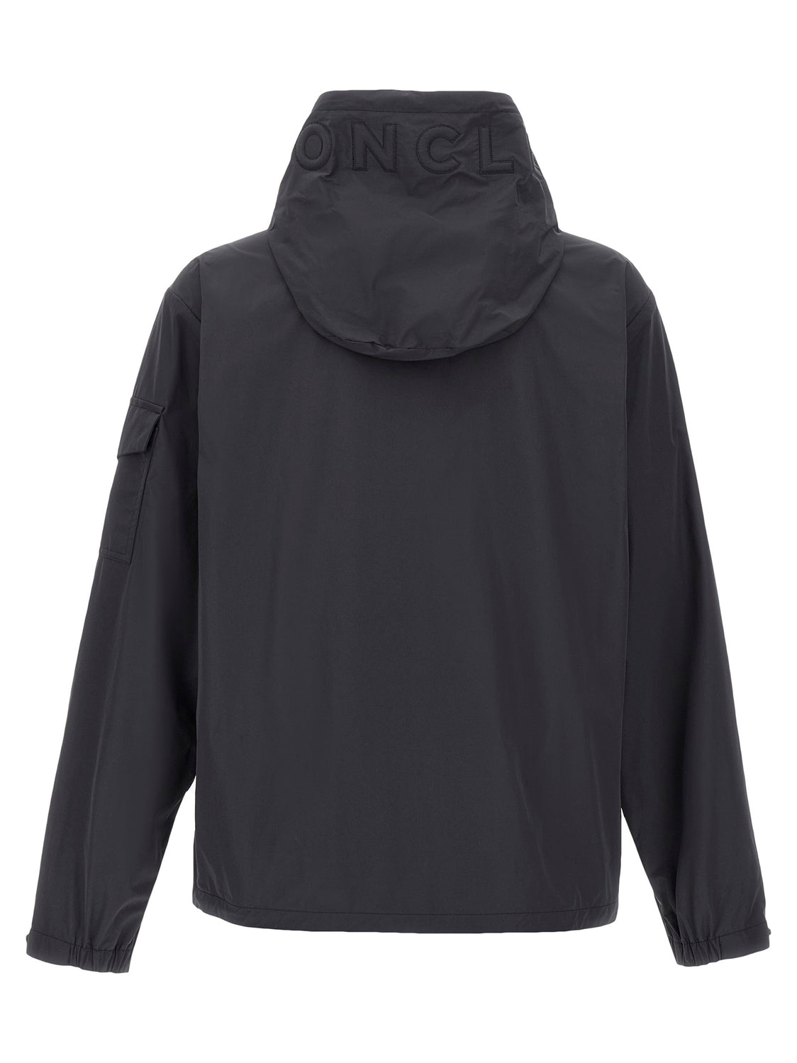 Black Polyester Shell Jacket