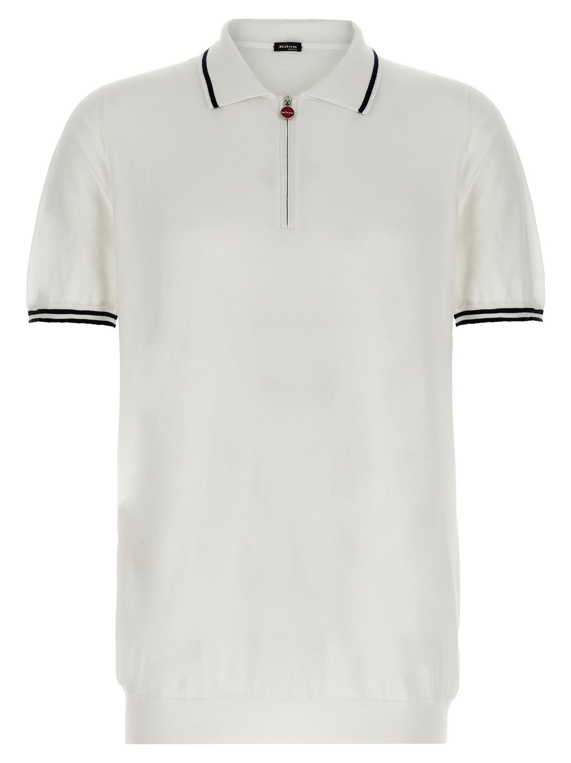 White Cotton Polo Shirt
