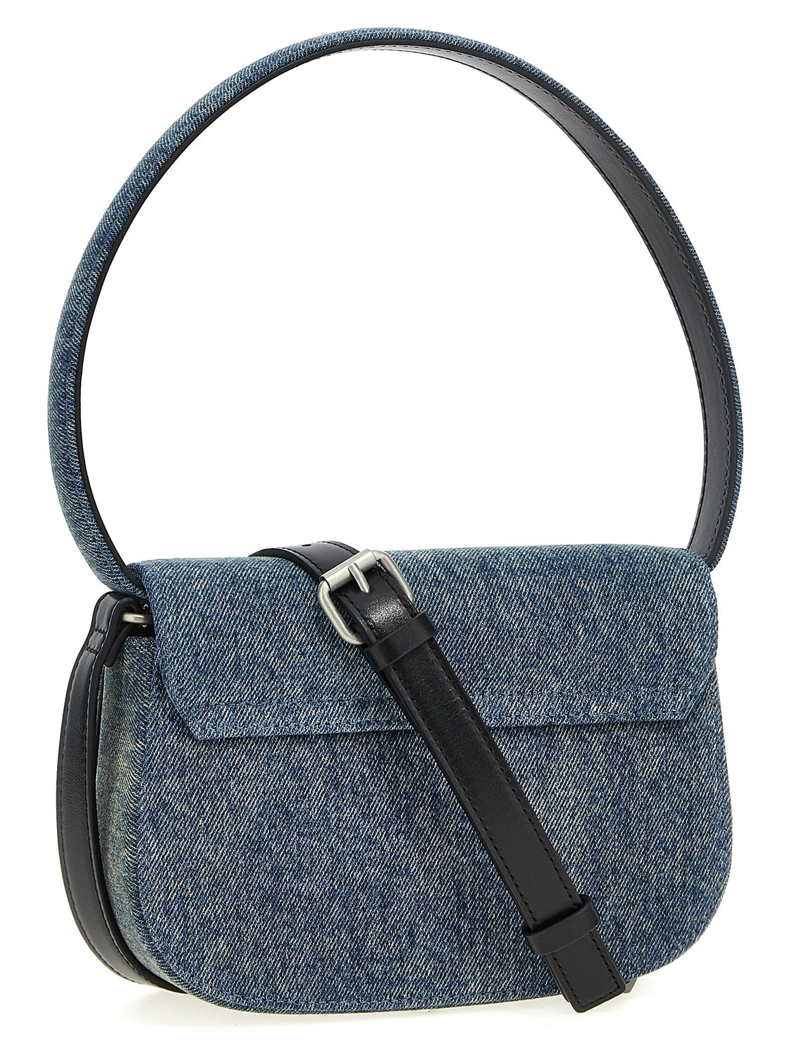 Blue Cotton Shoulder Bag