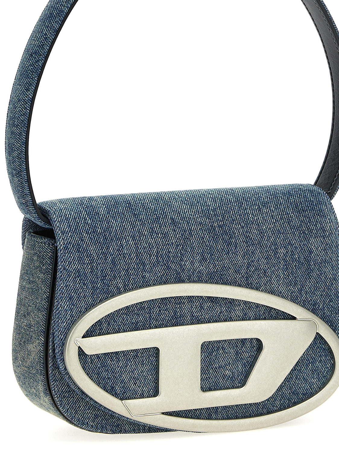 Blue Cotton Shoulder Bag