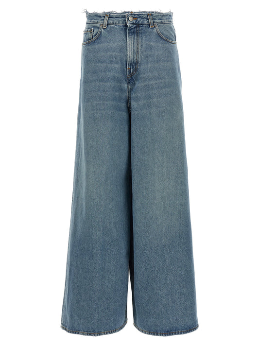 Blue Cotton Jeans Denim