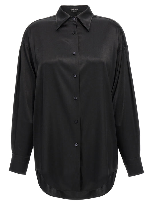 Black Silk Blouse