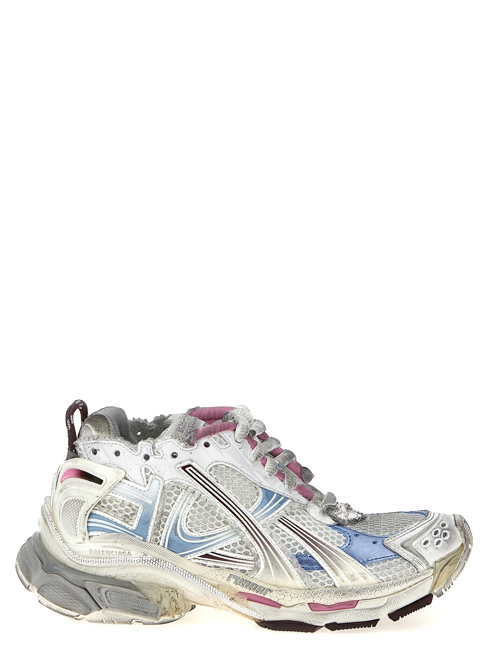 Multicolor Polyethylene Athletic Sneakers