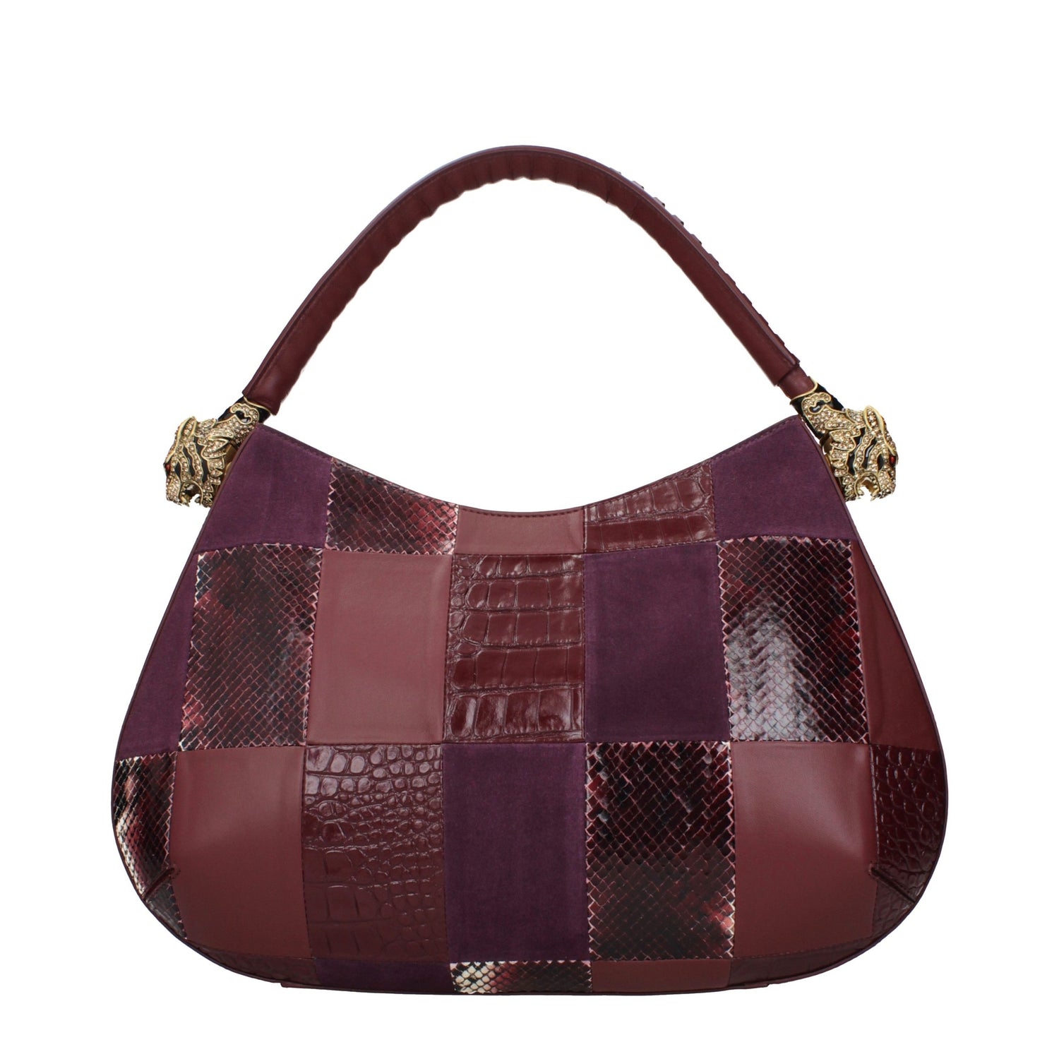 Purple Leather Handbag