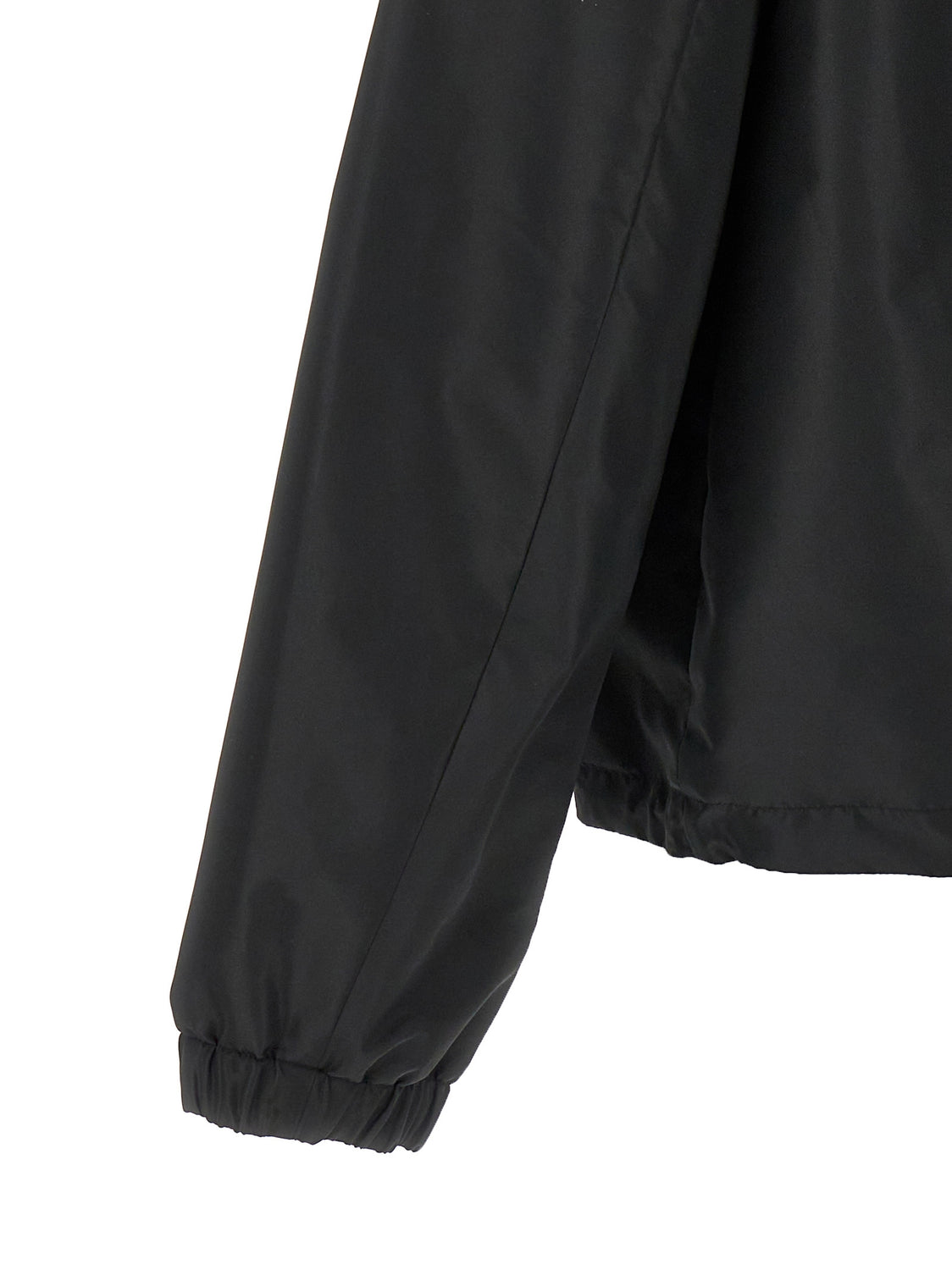Black Polyester Shell Jacket