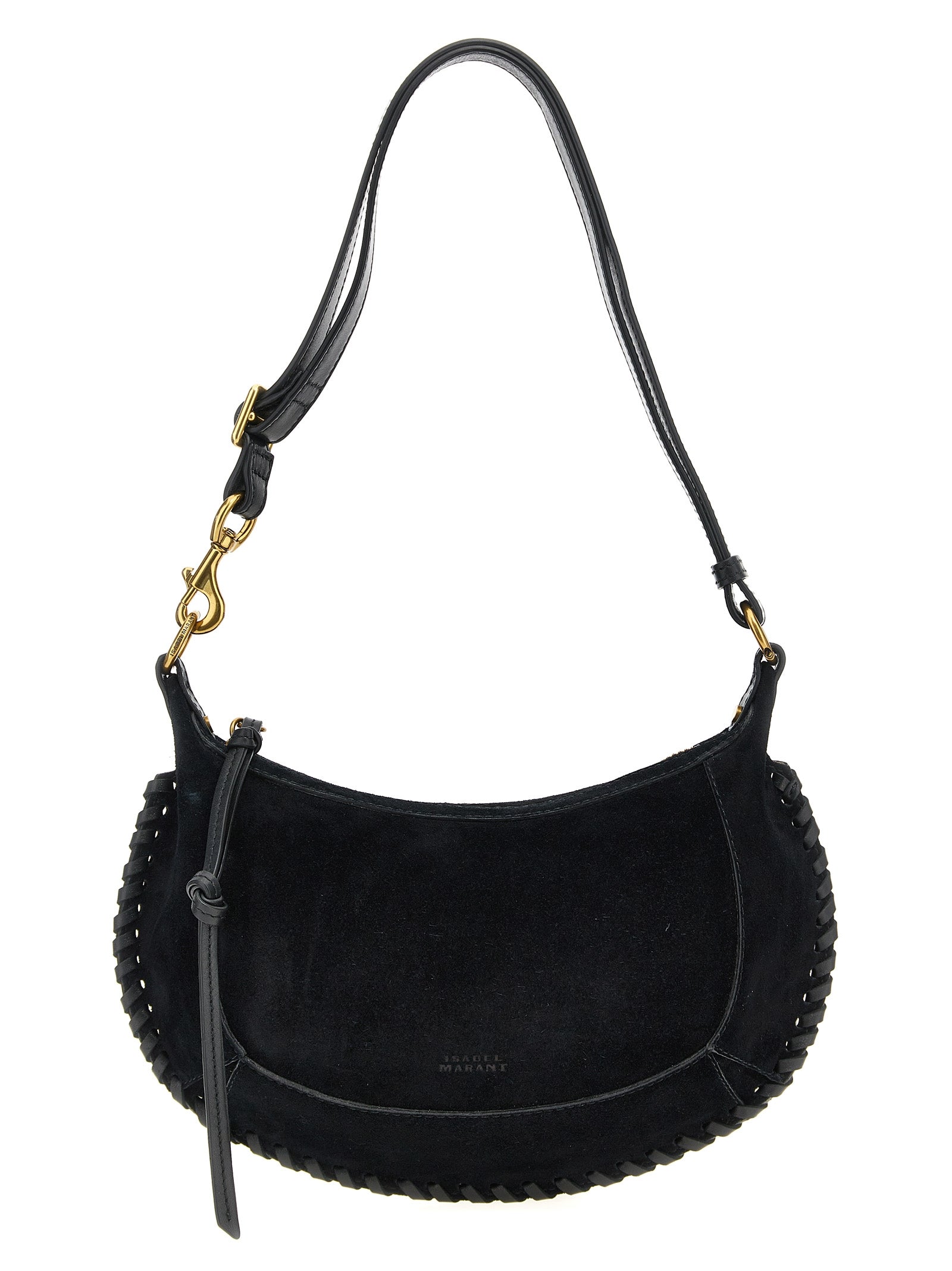 Black Calfskin Shoulder Bag
