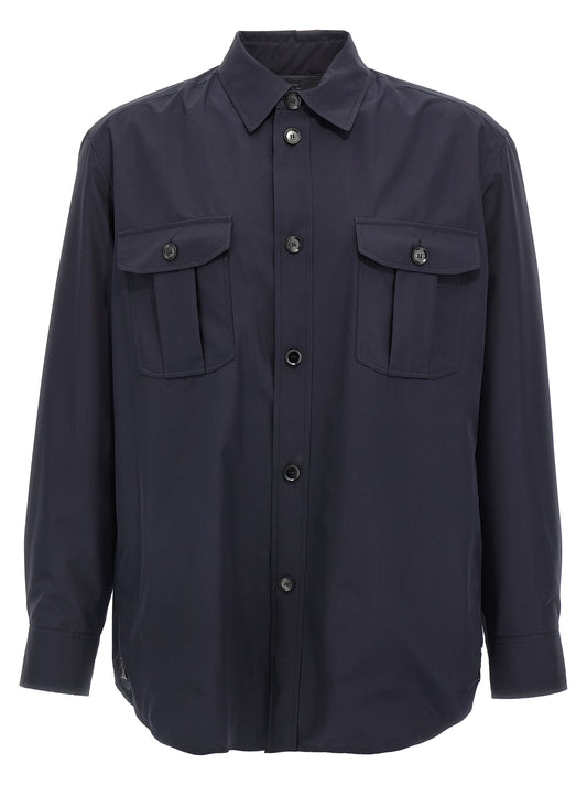Blue Silk Jacket