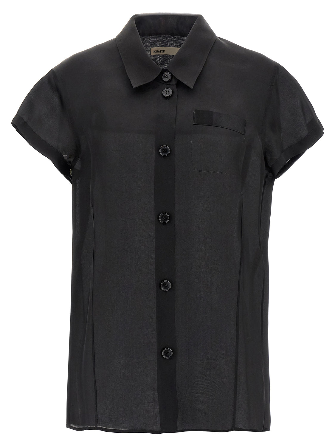 Black Silk Blouse