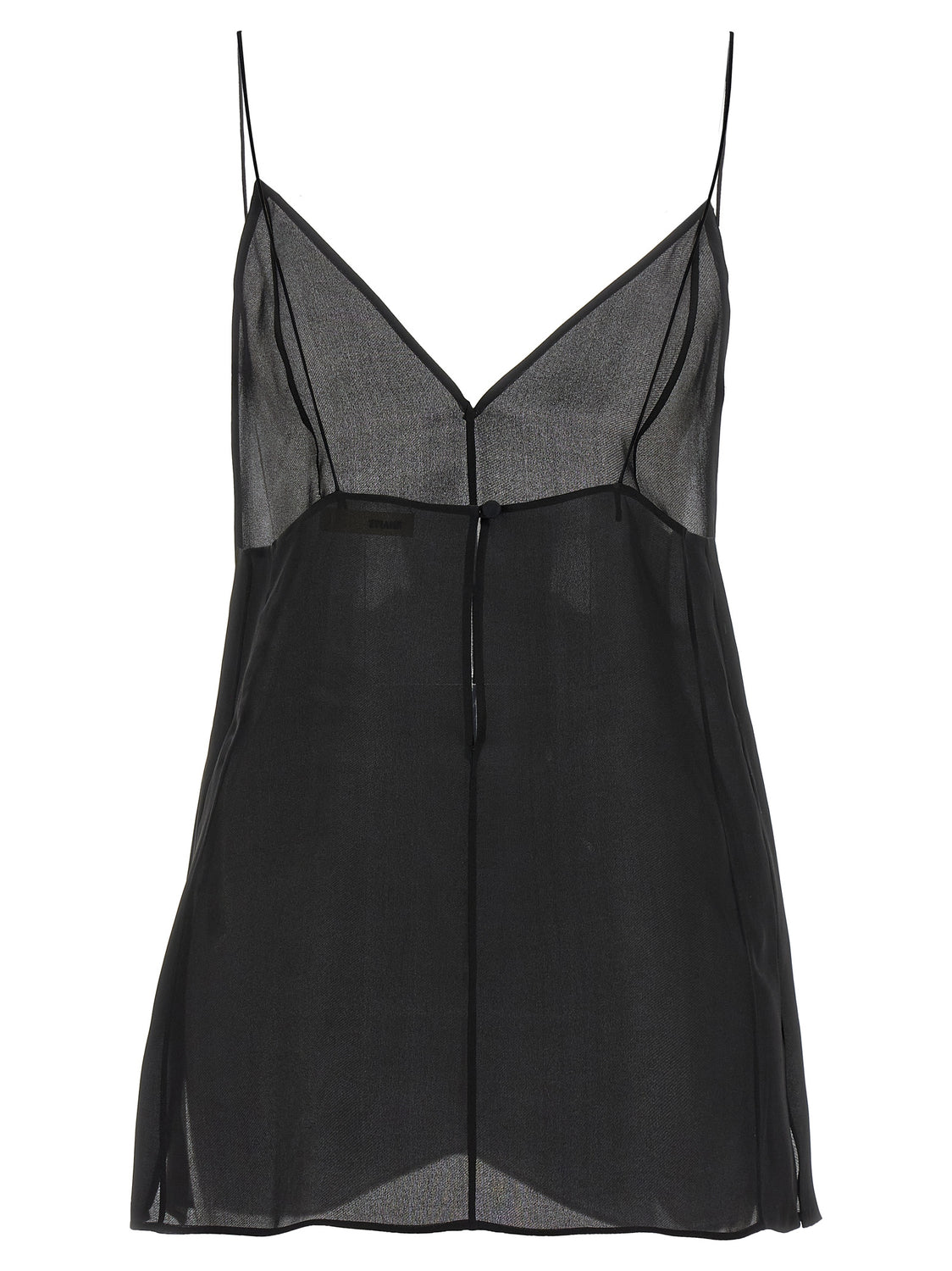 Black Silk Tank Tops