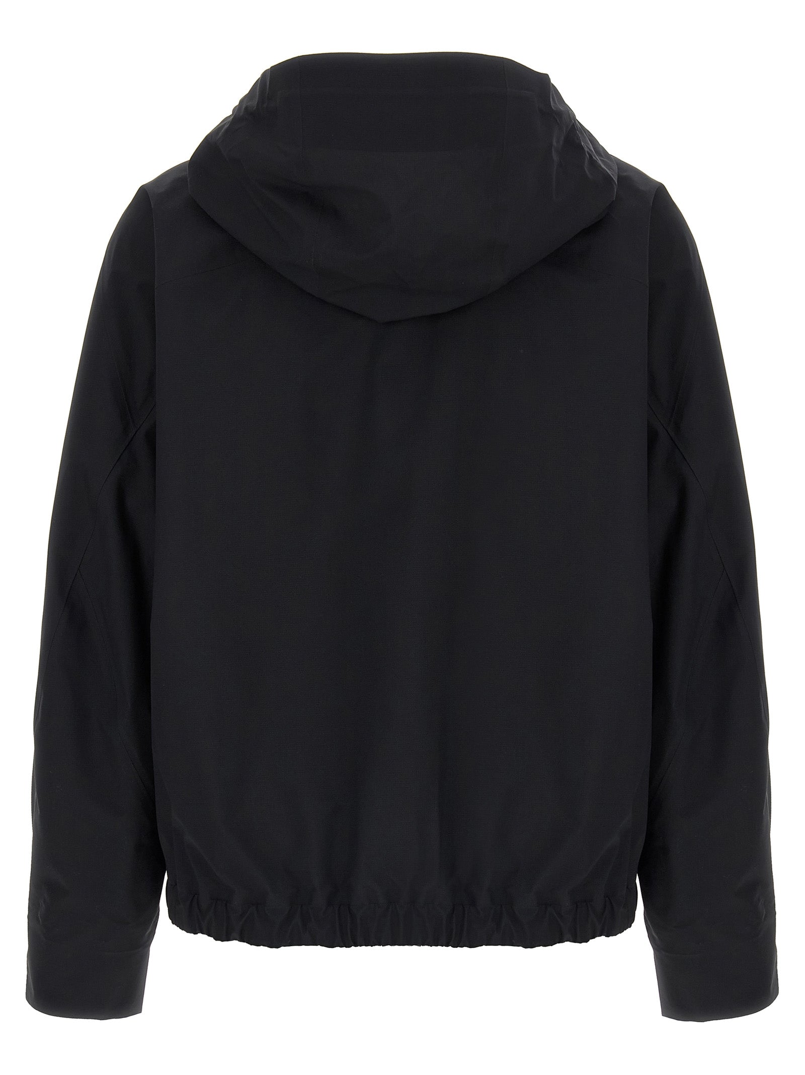 Black Nylon Shell Jacket
