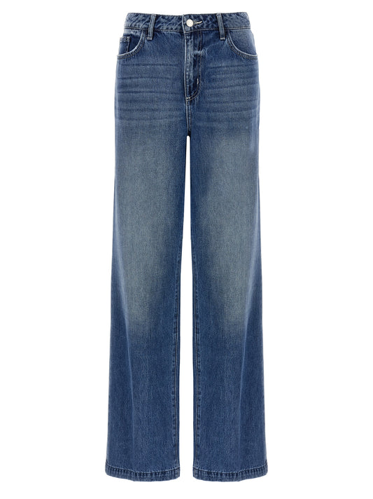Blue Cotton Jeans Denim