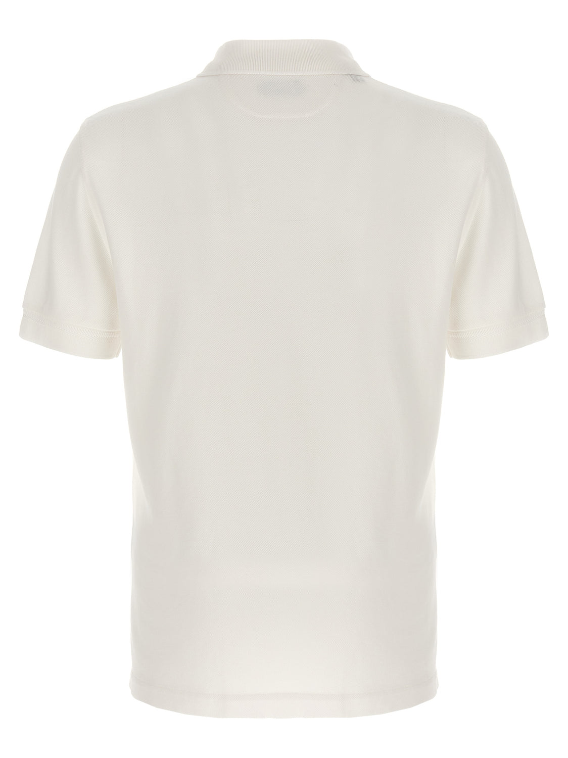 White Lyocell Polo Shirt