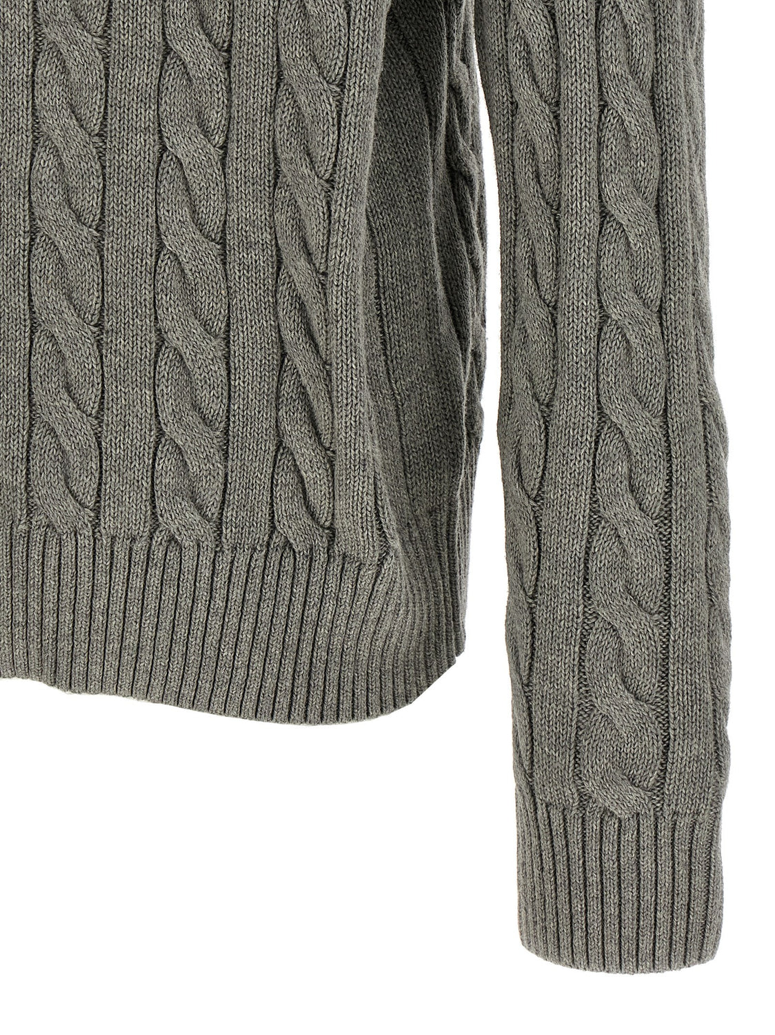Gray Cotton Cardigan