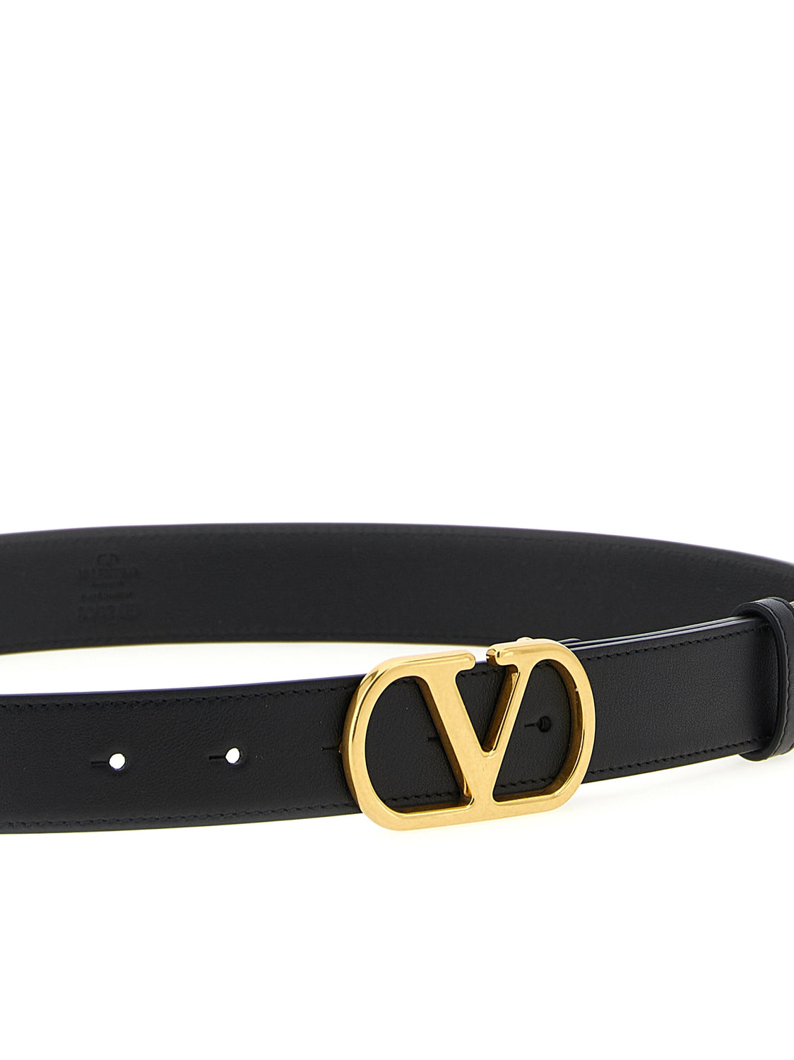 Black Calfskin Regular Belt