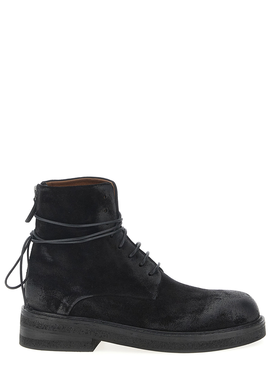 Black Cotton Chelsea Boots