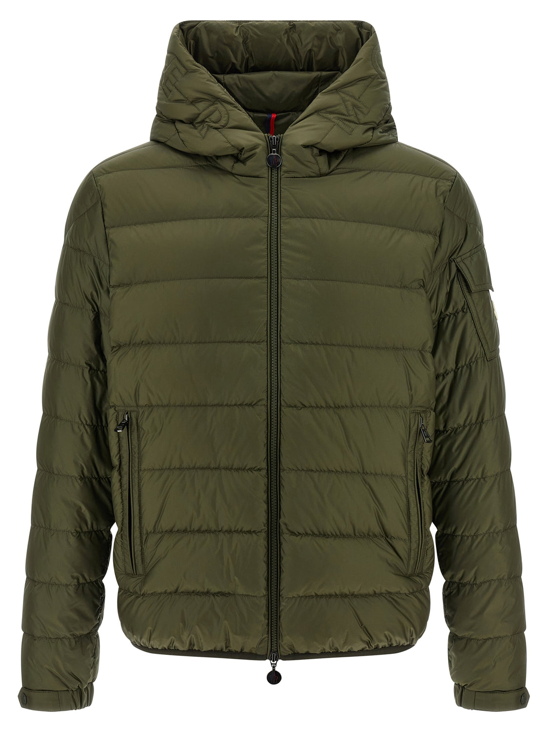 Bicolor Polyamide Full-Length Jacket
